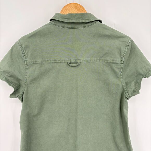 Vineyard Vines Stretch Utility Short-Sleeve Shirt Dress, Sz 10, Coastal Mini - Picture 5 of 8